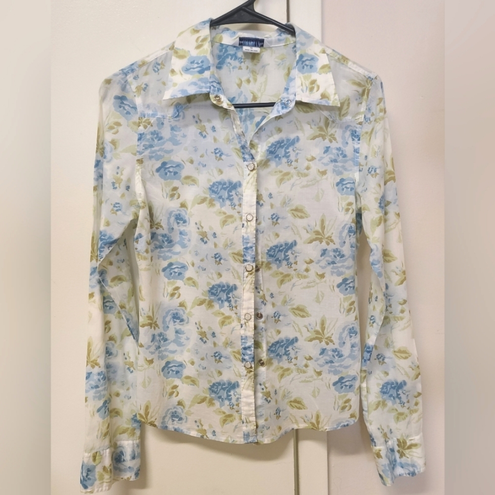 Floral Button-Up Shirt